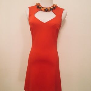 Gorgeous Embellished Neck Cocktail Dress - Size 6